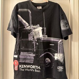 American Vintage kenworth truck Graphic tee Truck Print Short Sleeve Tee